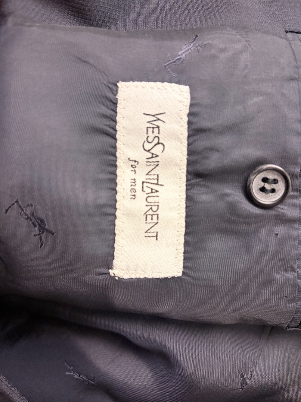 Yves Saint Laurent blue beautiful flawless jacket. #luxery. Tagged a size 44